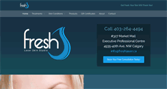 Desktop Screenshot of freshlaser.ca